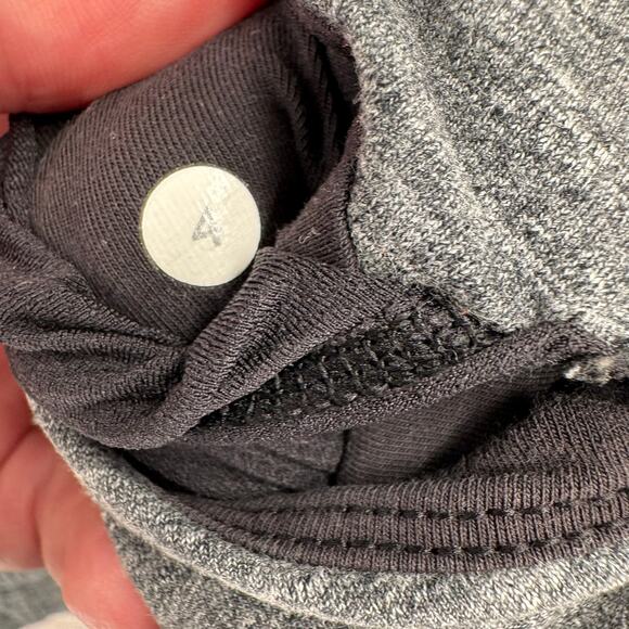 Lululemon That's a Wrap Sweater Womens 4 Heathered Gray Athleisure - Picture 10 of 13